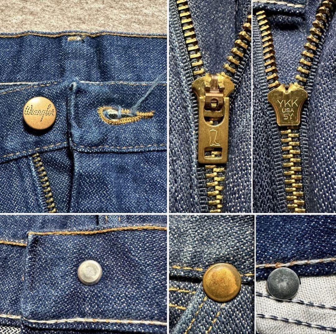 Wrangler 13MWZ ノンウォッシュ 美品 USA製 80s W33