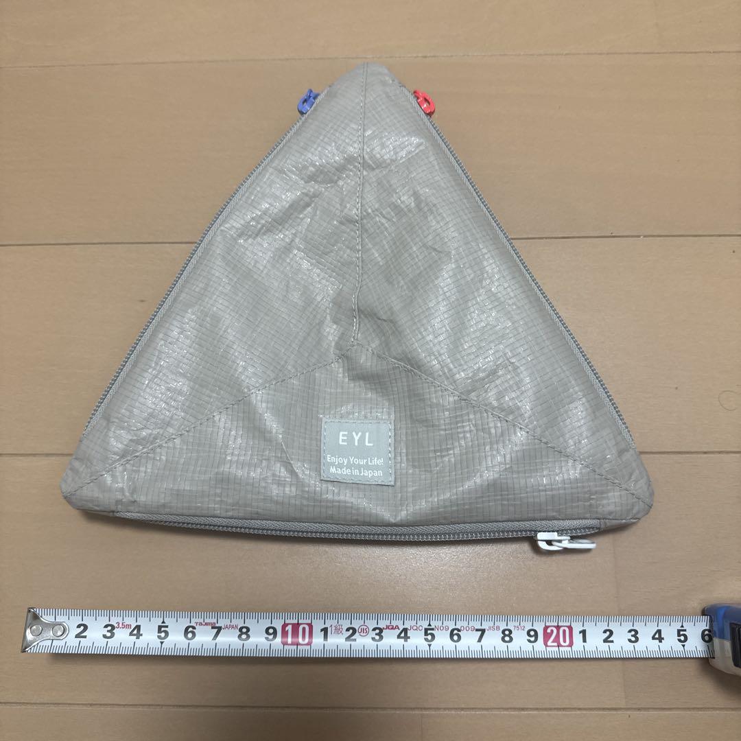 EYL Triple Pocket Pouch【L】Sand 三角ポーチ