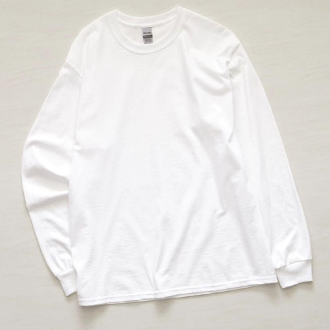 新品未使用 ギルダン 6oz ウルトラコットン 無地 ロンT 白3枚 5XL