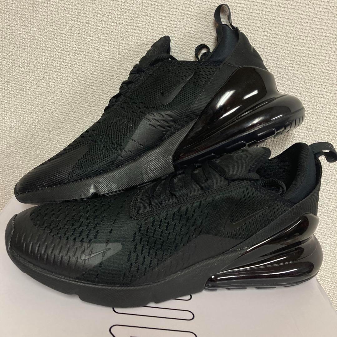 NIKE AIRMAX 270 おしゃれ トリプルブラック 黒 ナイキスニーカー