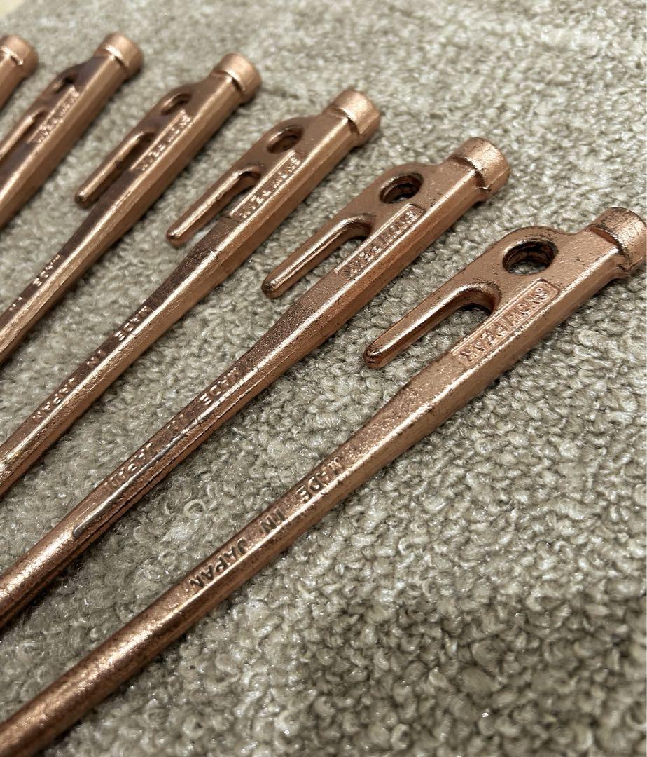 ソリッドステーク ブロンズ30 5本セット | アウトドア用品
