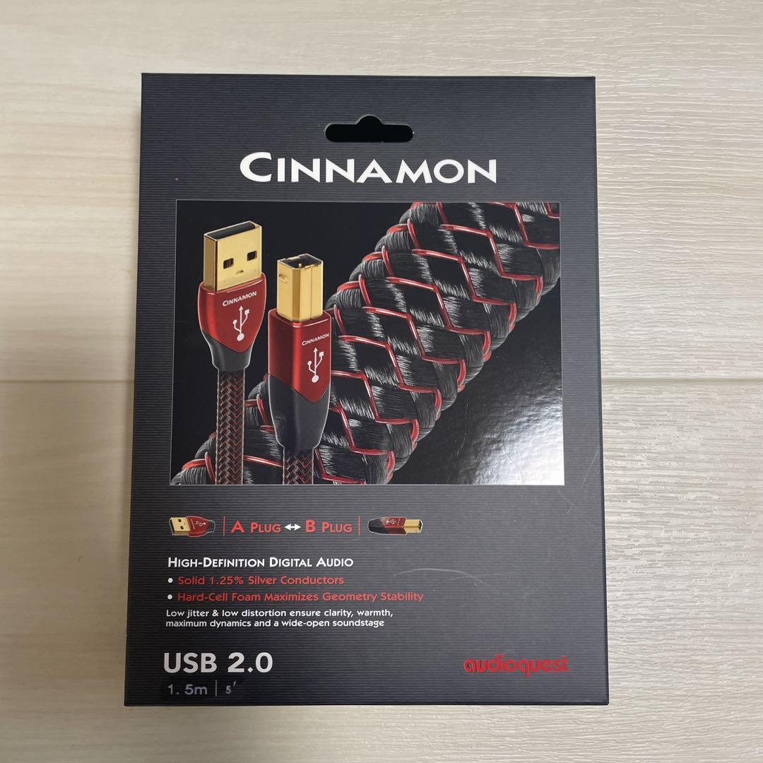 CINNAMON audioquest USB2.0 Aplug Bplug