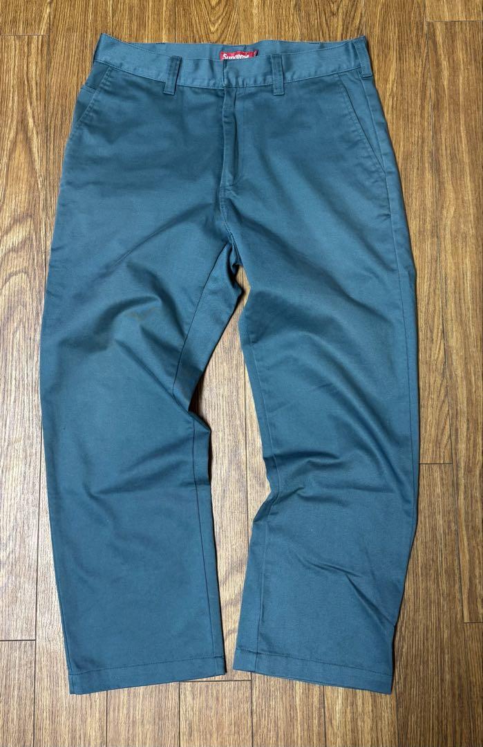 Supreme ダークグリーン パンツ 32 6,000円