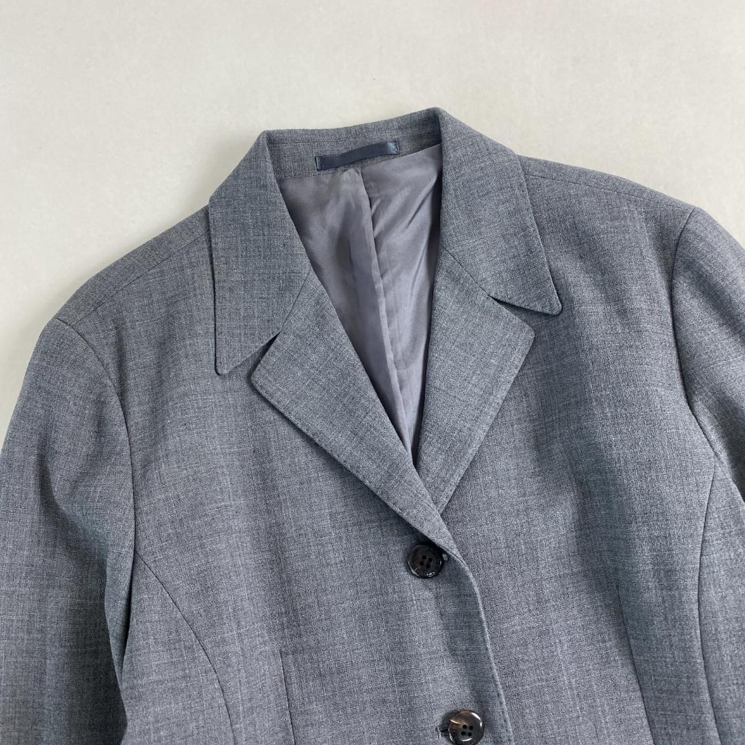 BURBERRY バーバリー パンツスーツ ロゴボタン 総柄 グレー 38