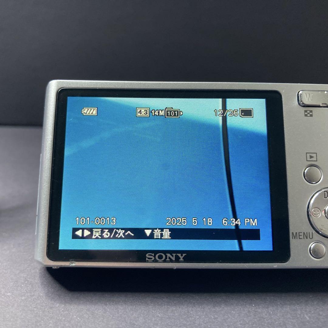 SONY Cyber-shot DSC-W530 コンデジ 動作品 シルバー