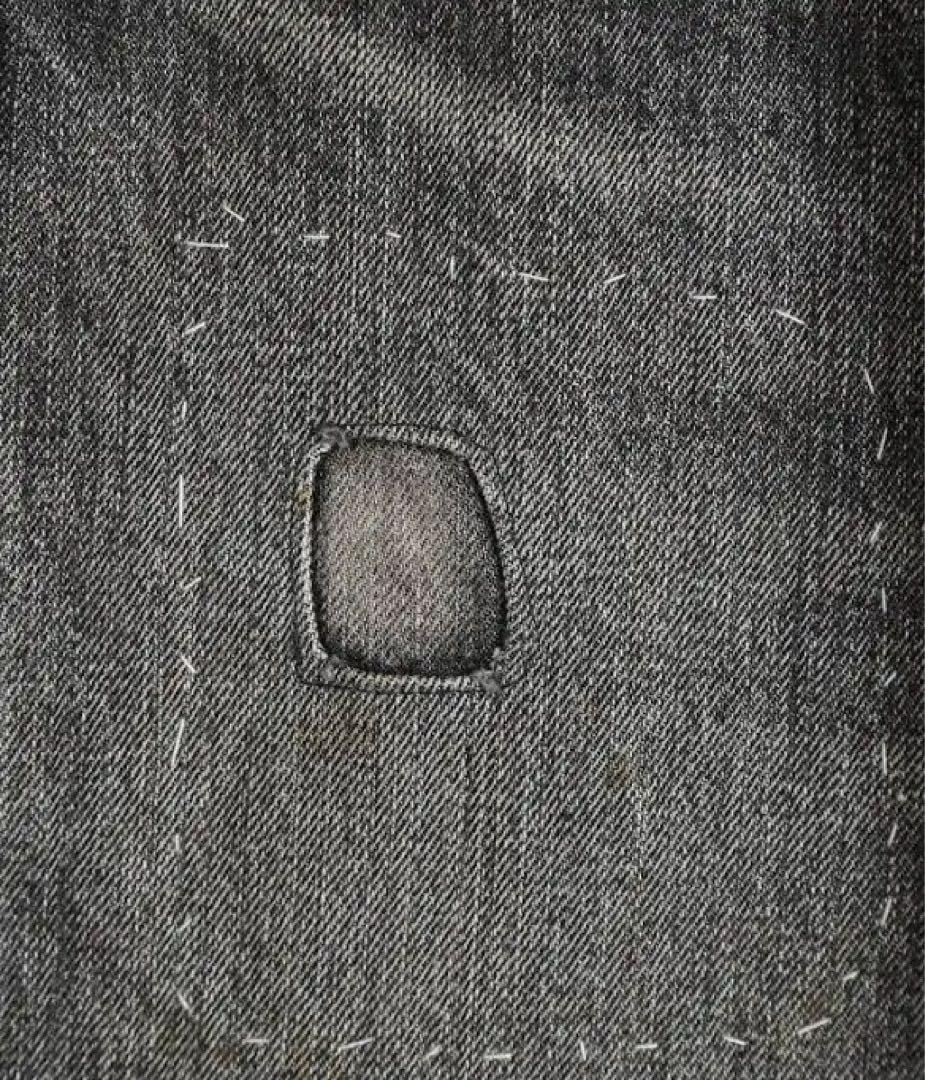 パンツ BOWWOW 30S BLACK DENIM PANTS REPAIRED