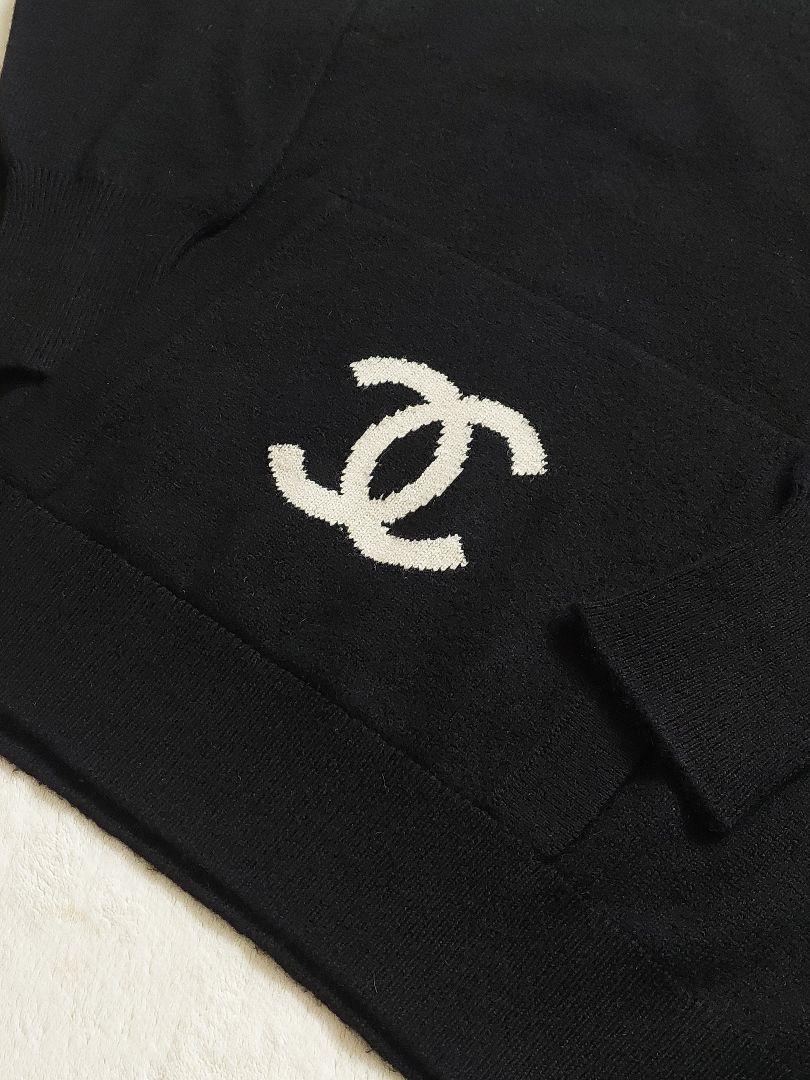 CHANEL シャネル カシミヤセーター カンガルーポケット ヴィンテージ
