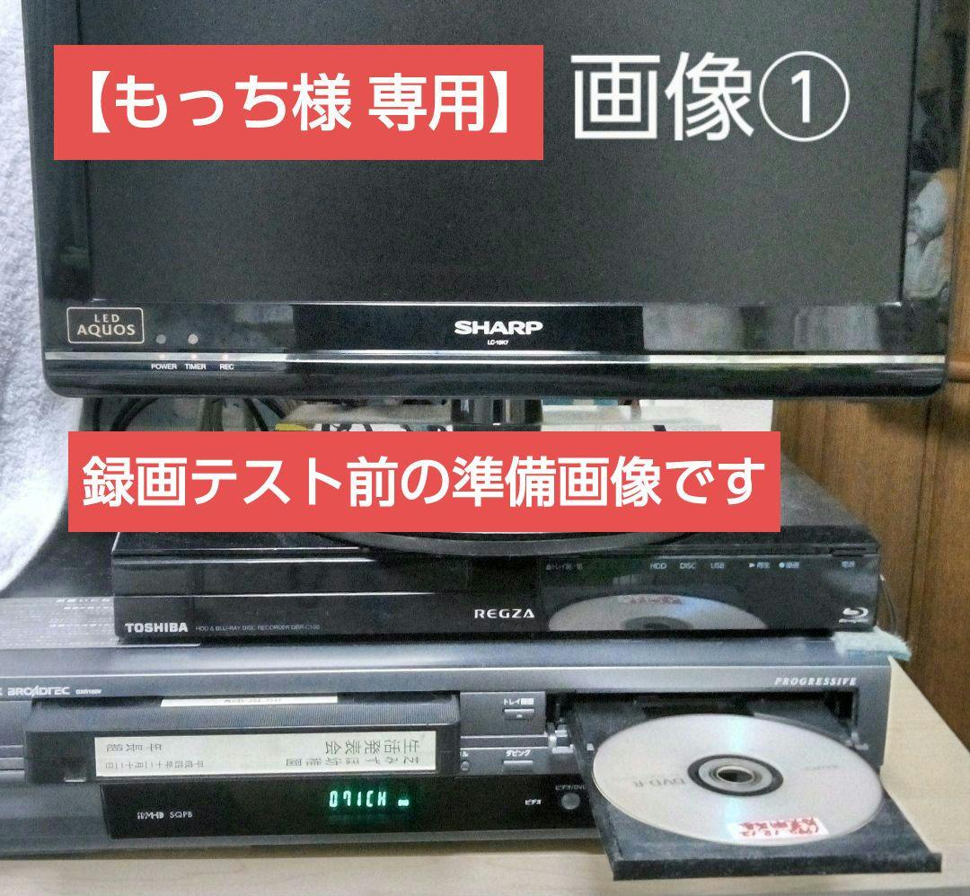 【もっち様 専用】VHSテープからDVDーRに録画テストした時の画像を送ります。