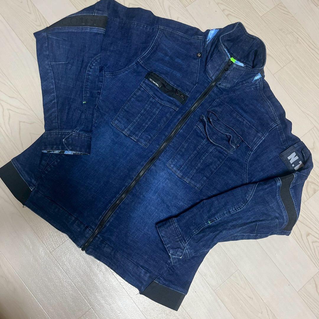 ネオテライズ　作業着　上下　セット　デニム　作業服
