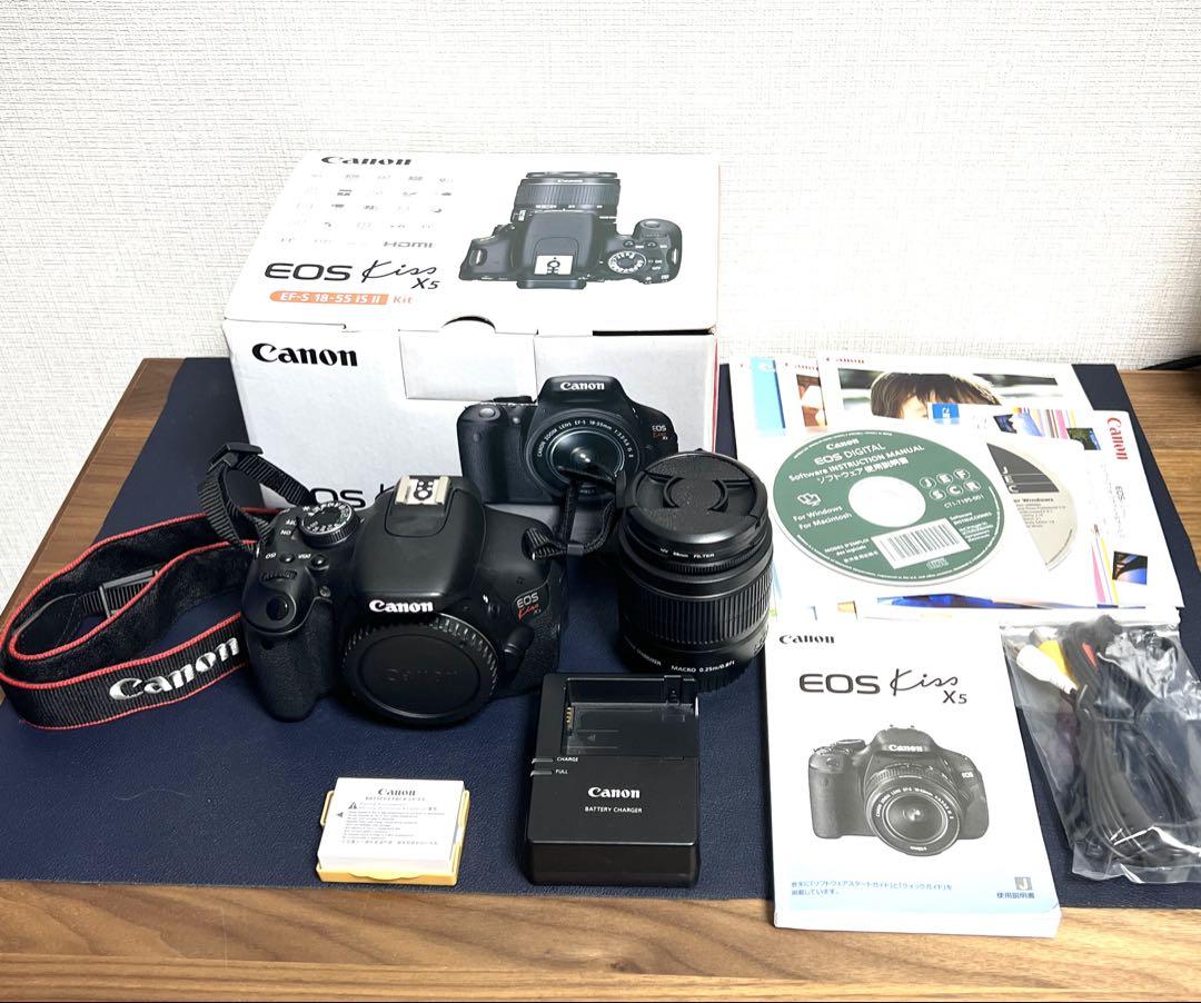 キャノン EOS kiss x5 EF-S18-55 IS 2 レンズキット