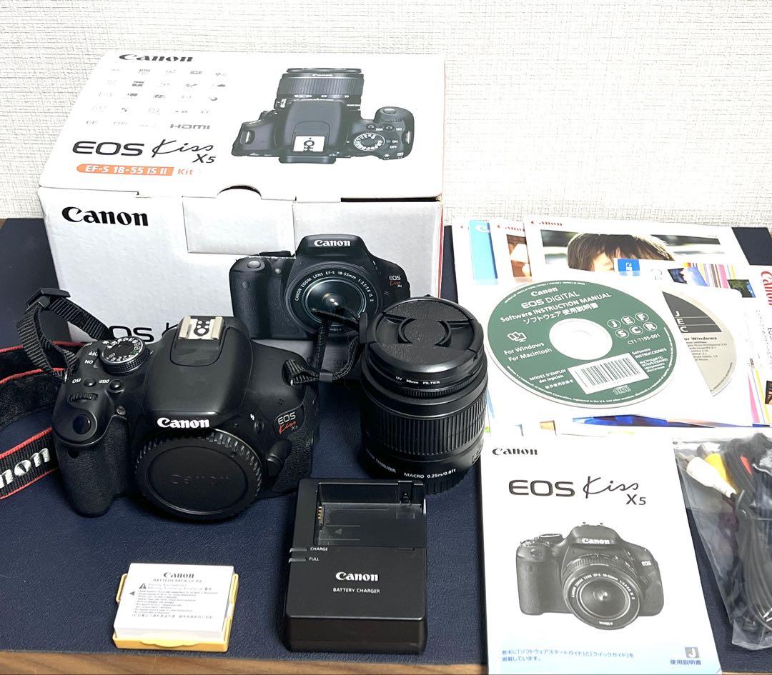 キャノン EOS kiss x5 EF-S18-55 IS 2 レンズキット
