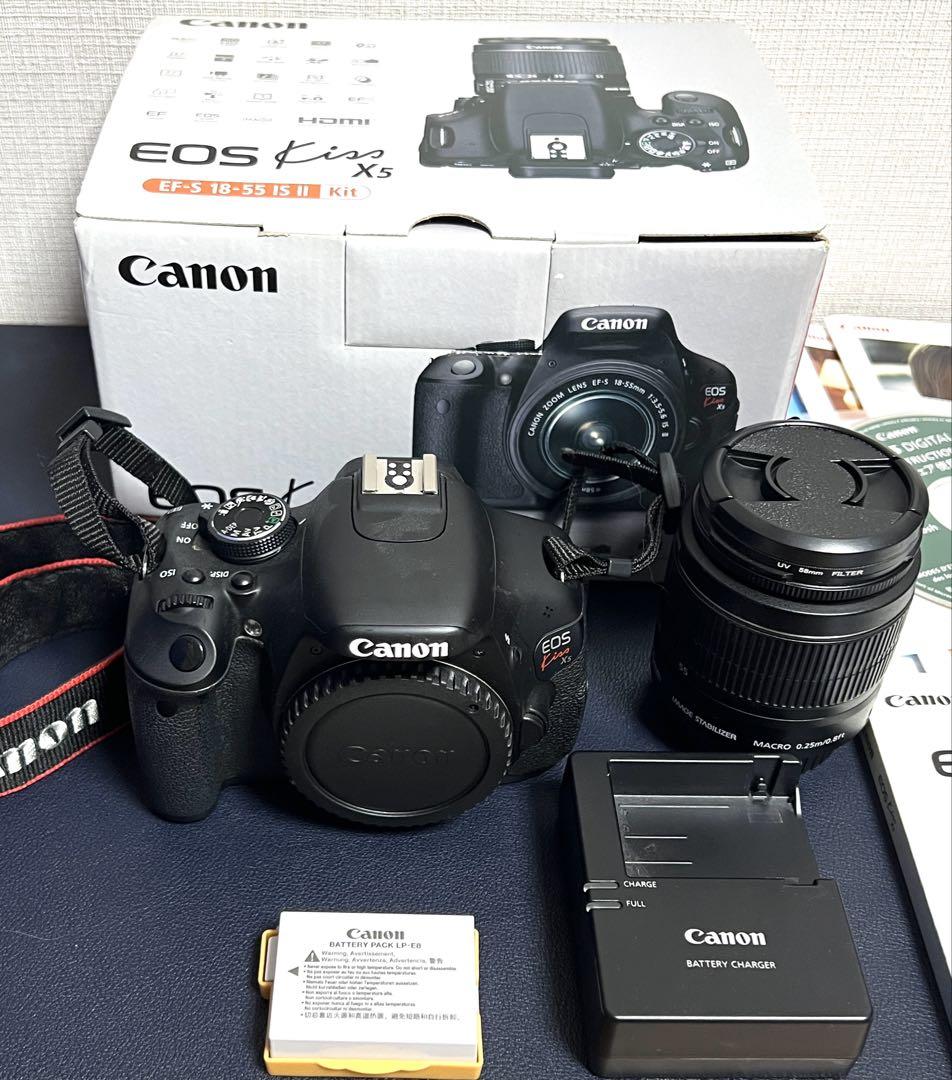 キャノン EOS kiss x5 EF-S18-55 IS 2 レンズキット