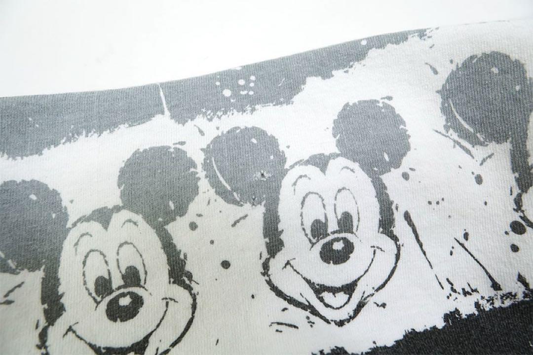 90s USA製 ヴィンテージ ディズニー ミッキー ボーダーTシャツ　ボーダー