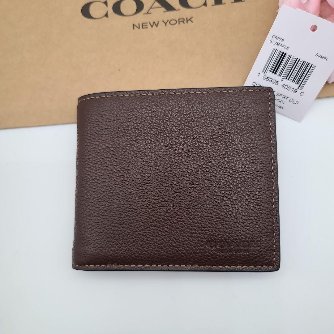 新商品　COACH　今月のご奉仕価格！コーチ　折り財布　正規品