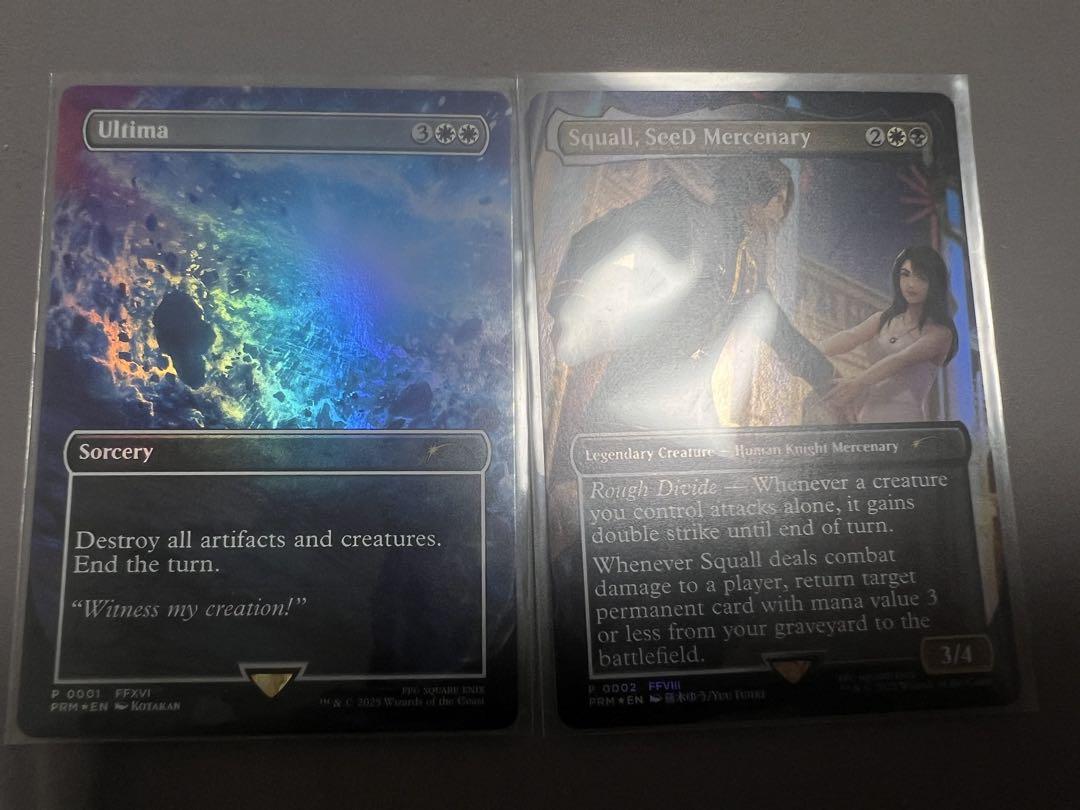 MTG SeeDの傭兵スコール 古代魔法アルテマ2枚セット　プロモ