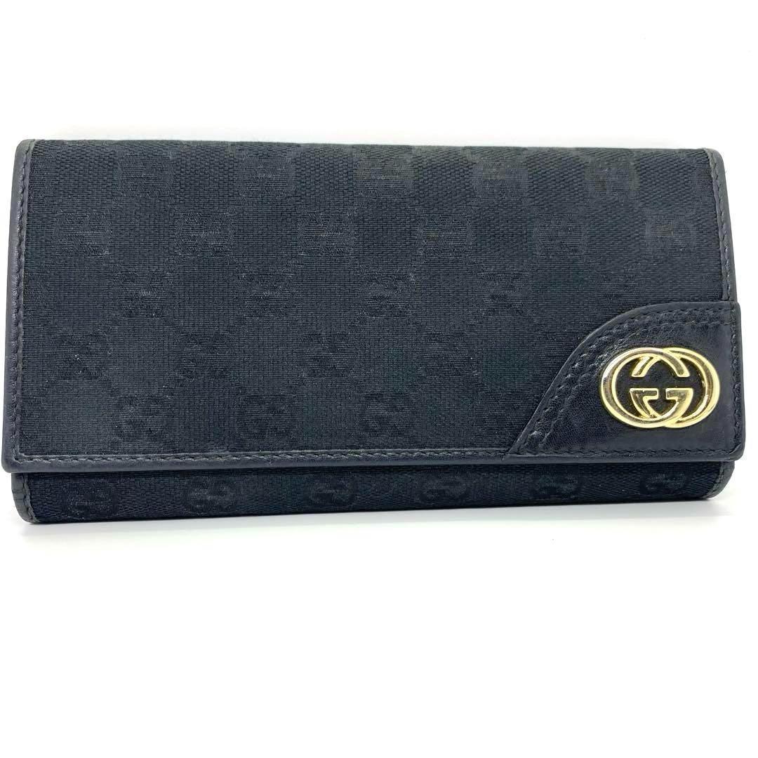 Gucci GGキャンバス 長財布 オリジナル袋付き グッチ GUCCI GGキャンバス 長財布 GGキャンバス レディース