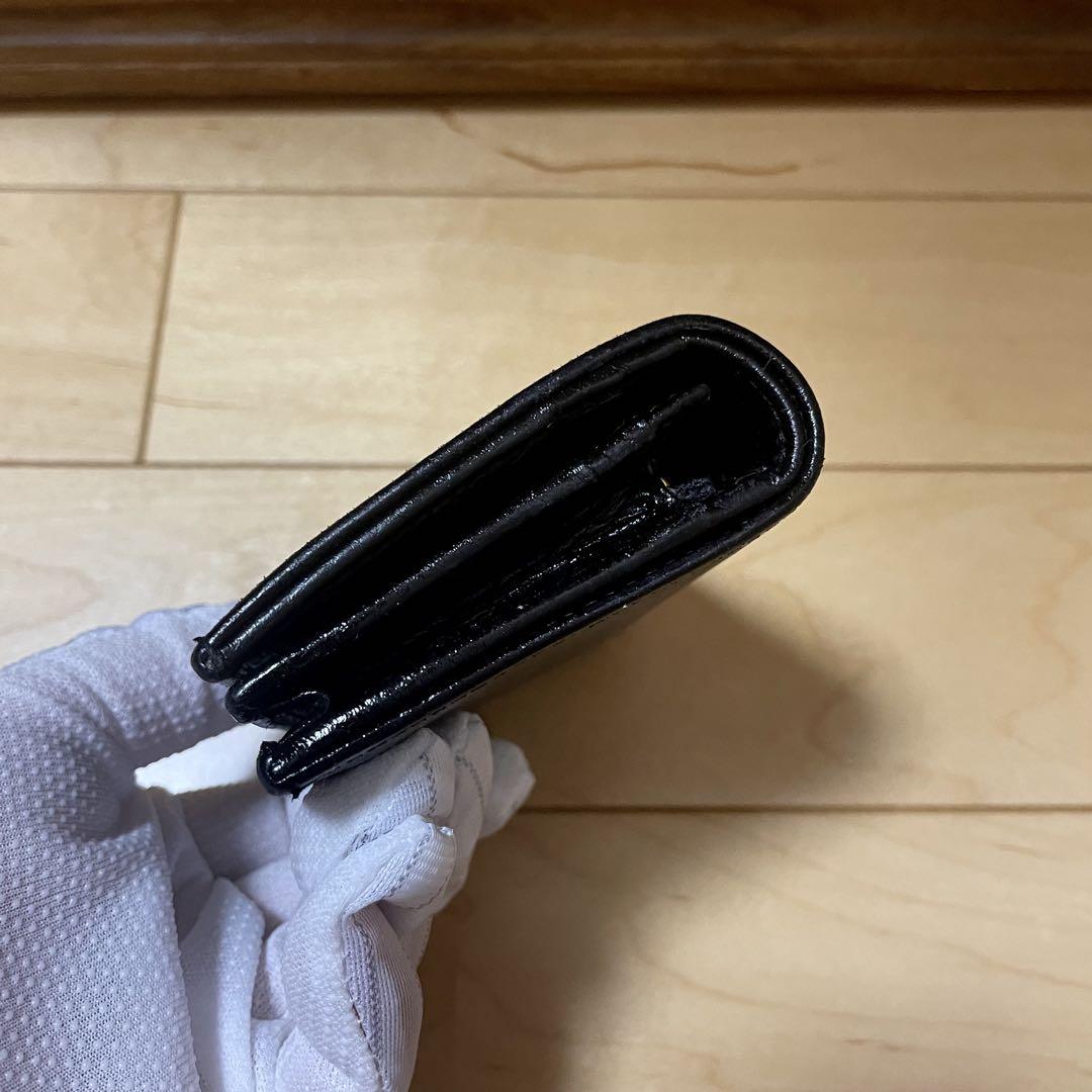 ○GUCCI グッチ レザー プチマーモント 二つ折り財布