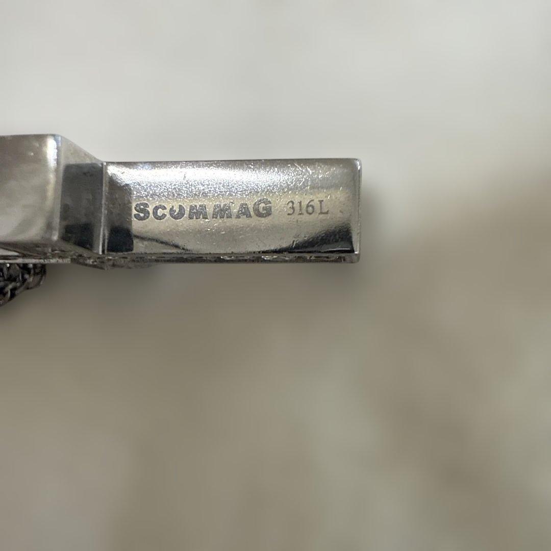 SCUMMAG 316L ステンレス　ペアネックレス　十字架クロス