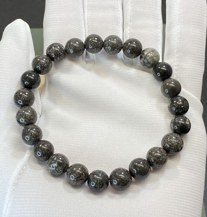 されること✷ 神秘の銘石 天照石 ブレスレット 8mm⑤16〜16.5cm 21wsO-m97737581187 限定品 天然石 できない