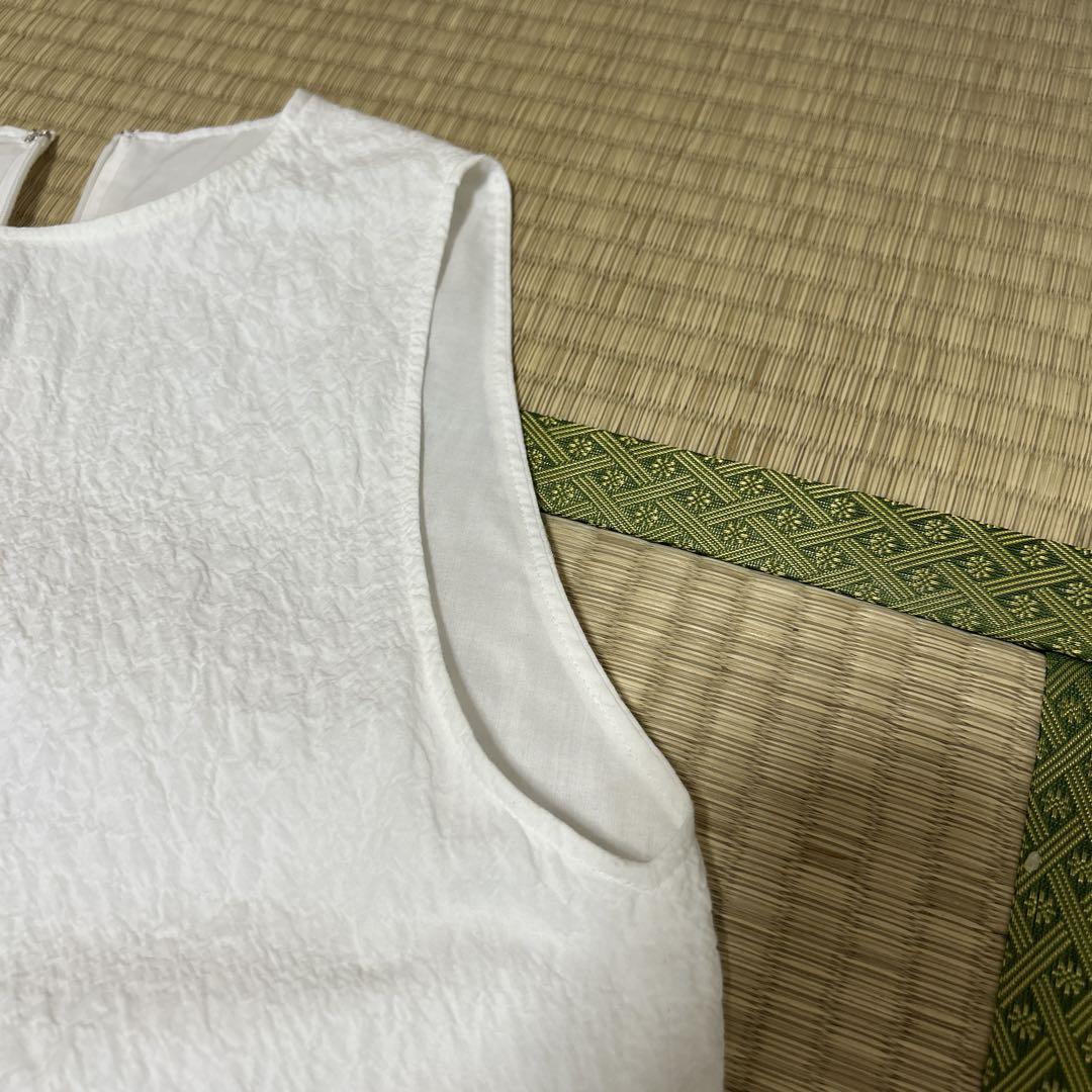 ノースリーブ ロングワンピース