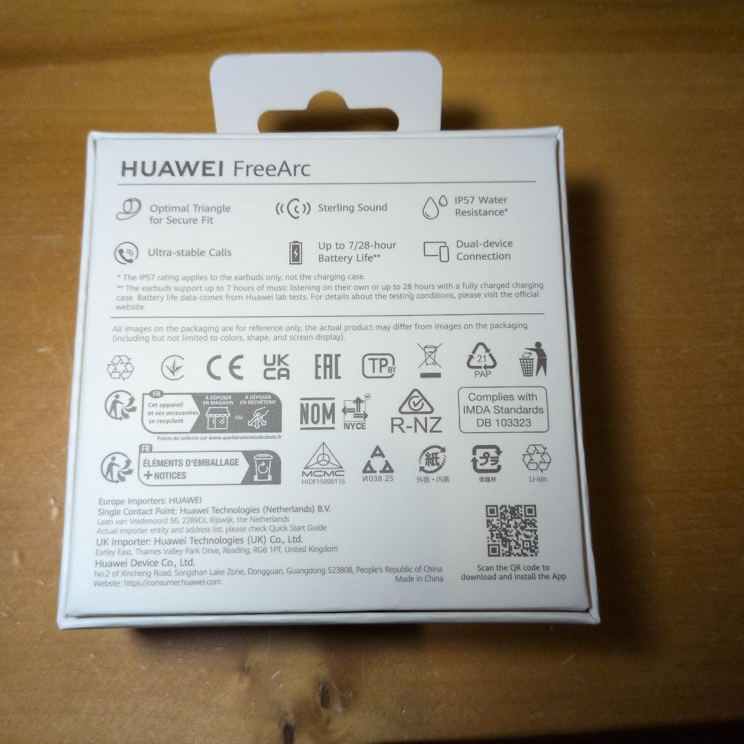 HUAWEI FreeArc ワイヤレスイヤホン HUAWEI FreeArc ワイヤレスイヤホン