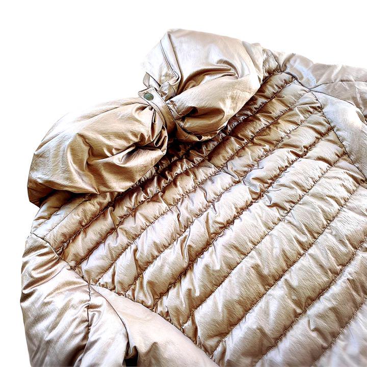 セール レア 金 暖 綺麗 ゆったり jw0Y7-m97740009518 MAX&Co ロングダウンコート LL ゴールド でしたが
