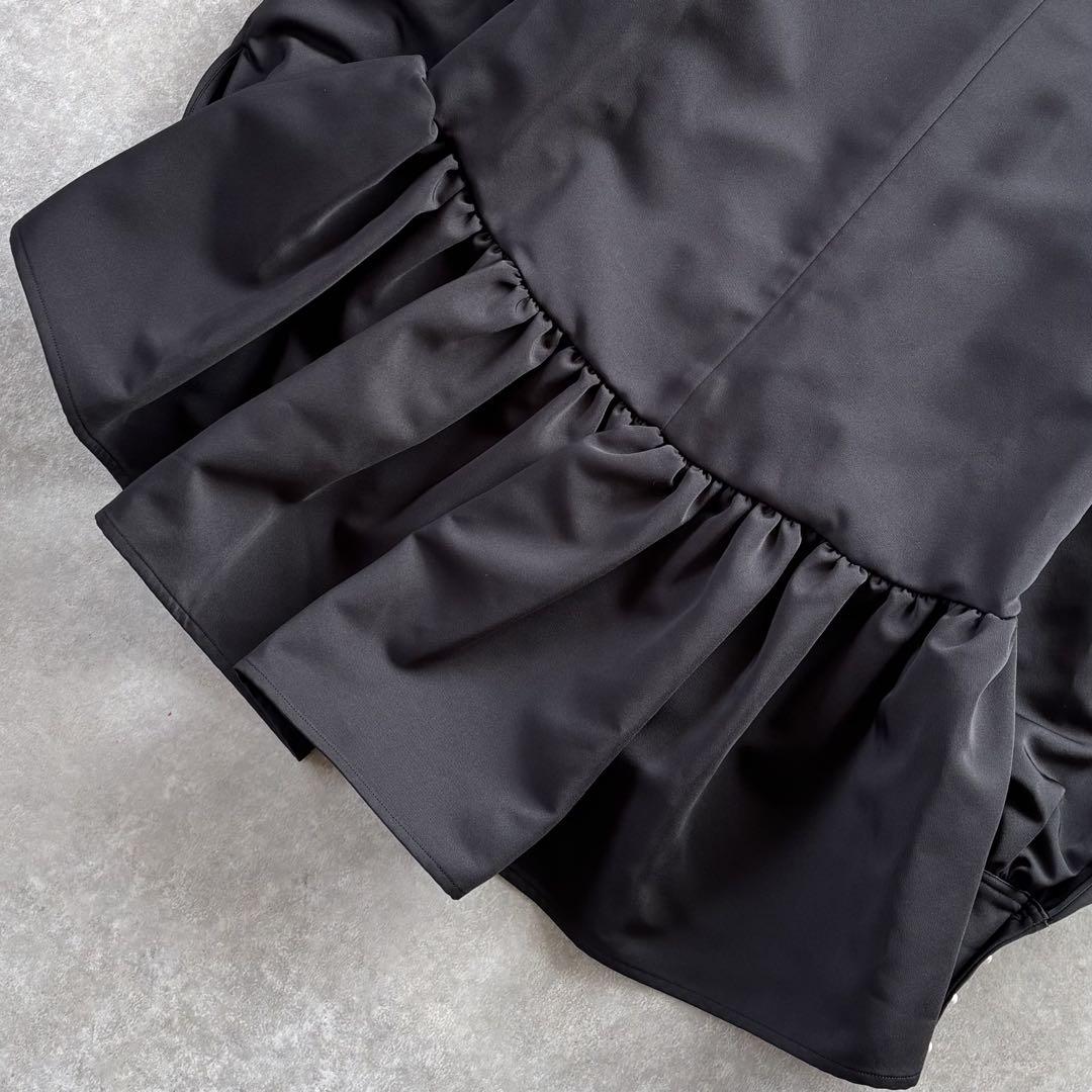 極美品 ツルバイマリコオイカワ 24AW 定価2.7万 Quinn ブラック　黒