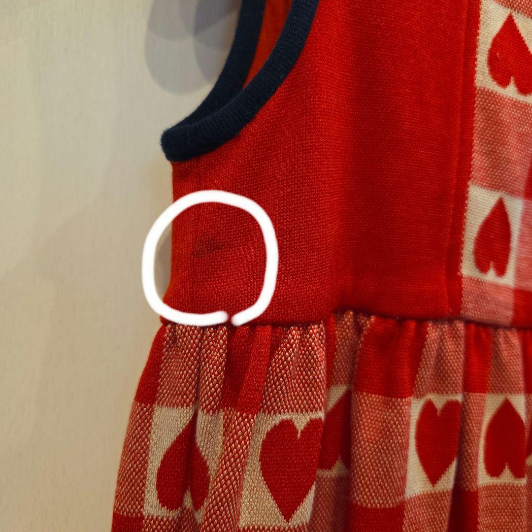 GUCCI ハート柄チェック ワンピース100 GUCCI ハート柄チェック ワンピース100