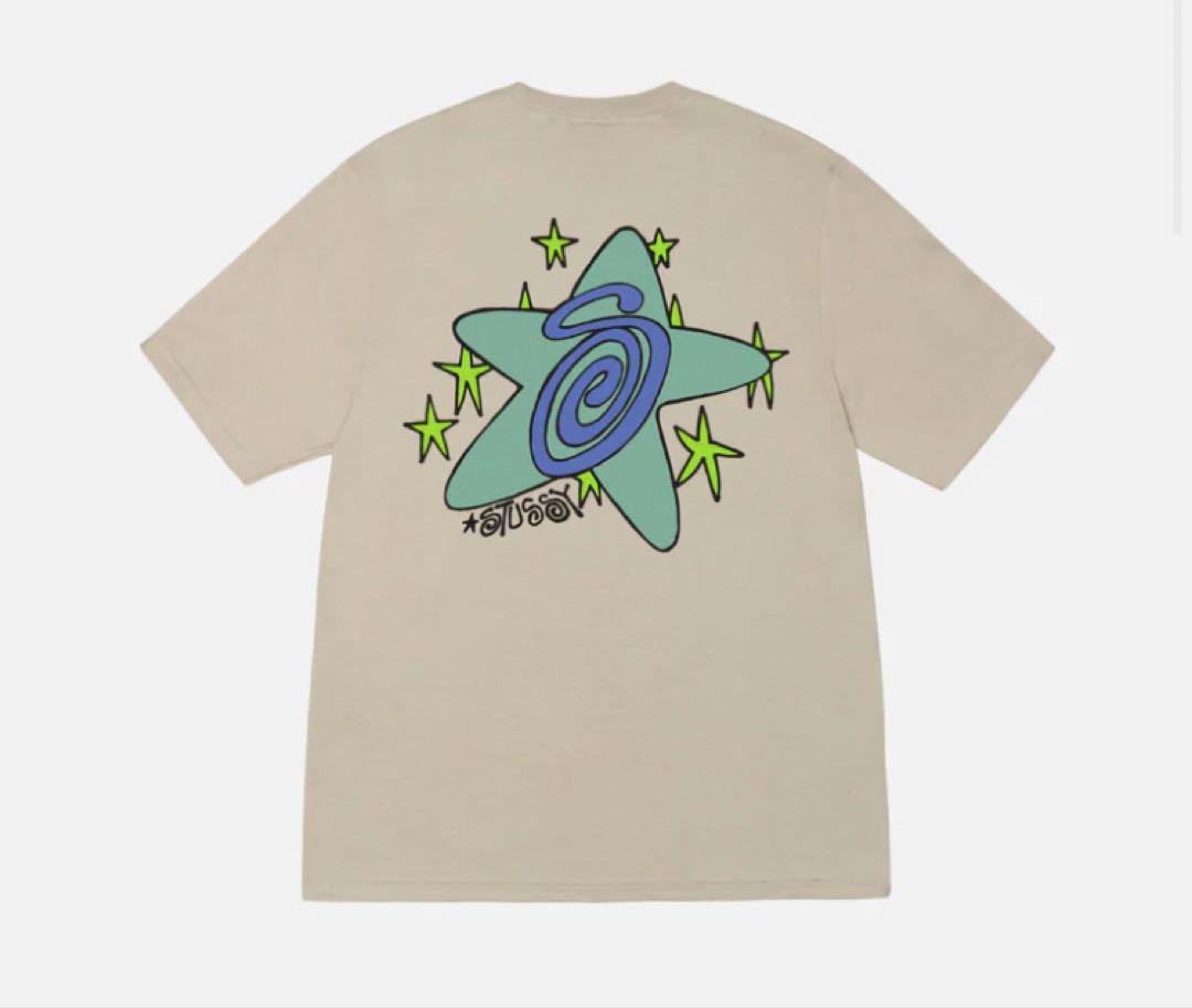 【STUSSY】クルーネック ギャラクシー Tシャツ Green 送料関税込 STUSSY】クルーネック ギャラクシー Tシャツ Green 送料関税込