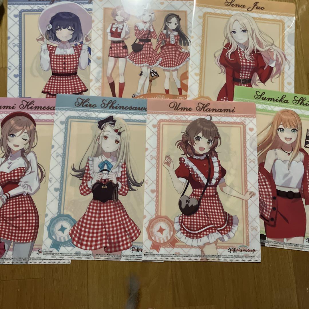 学園アイドルマスター クリアファイル7枚セット(ばら売り可能