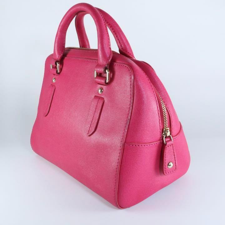 FURLAハンドバッグ ポシェット 2WAY レザー ピンク