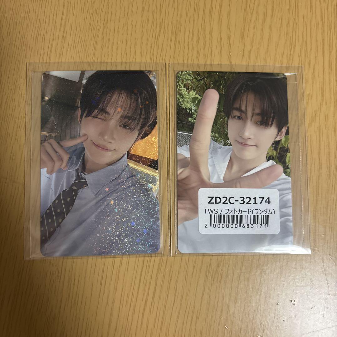 TWS ジフン　当選トレカ　タワレコパネル付き　ユニバ　weverse TWS ジフン 当選トレカ タワレコパネル付き ユニバ weverseの
