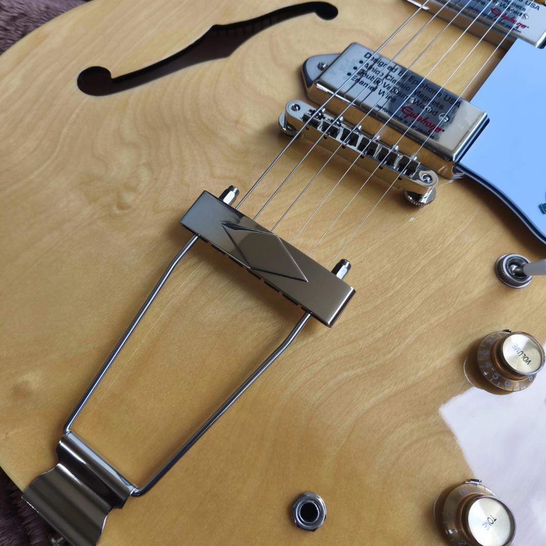 超美品 Epiphone Casino Natural カジノ ナチュラル