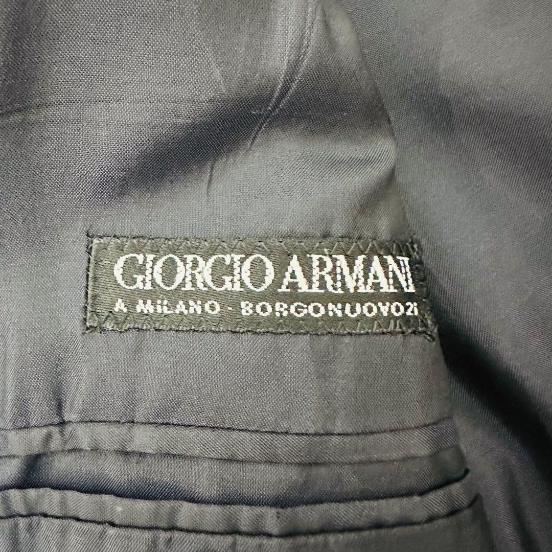 Giorgio Armani ダブルテーラードジャケット XL相当　ネイビー