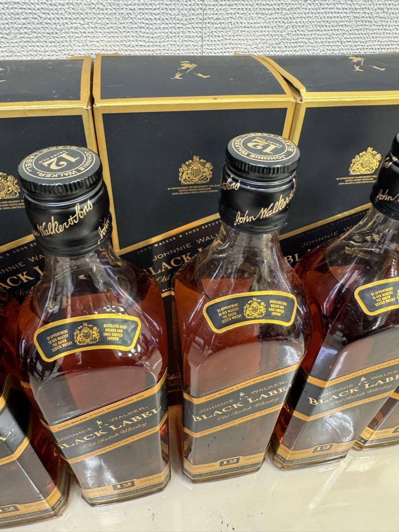 ジョニーウォーカー ブラックラベル 12年　700ml 6本セット