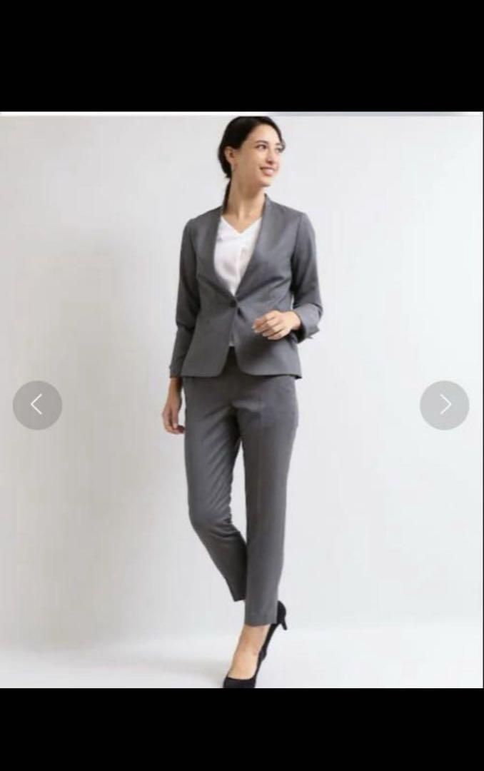 【人気急上昇】 WORK TRIP OUTFITS パンツセットアップスーツ レディースM スーツ・フォーマル・ドレス