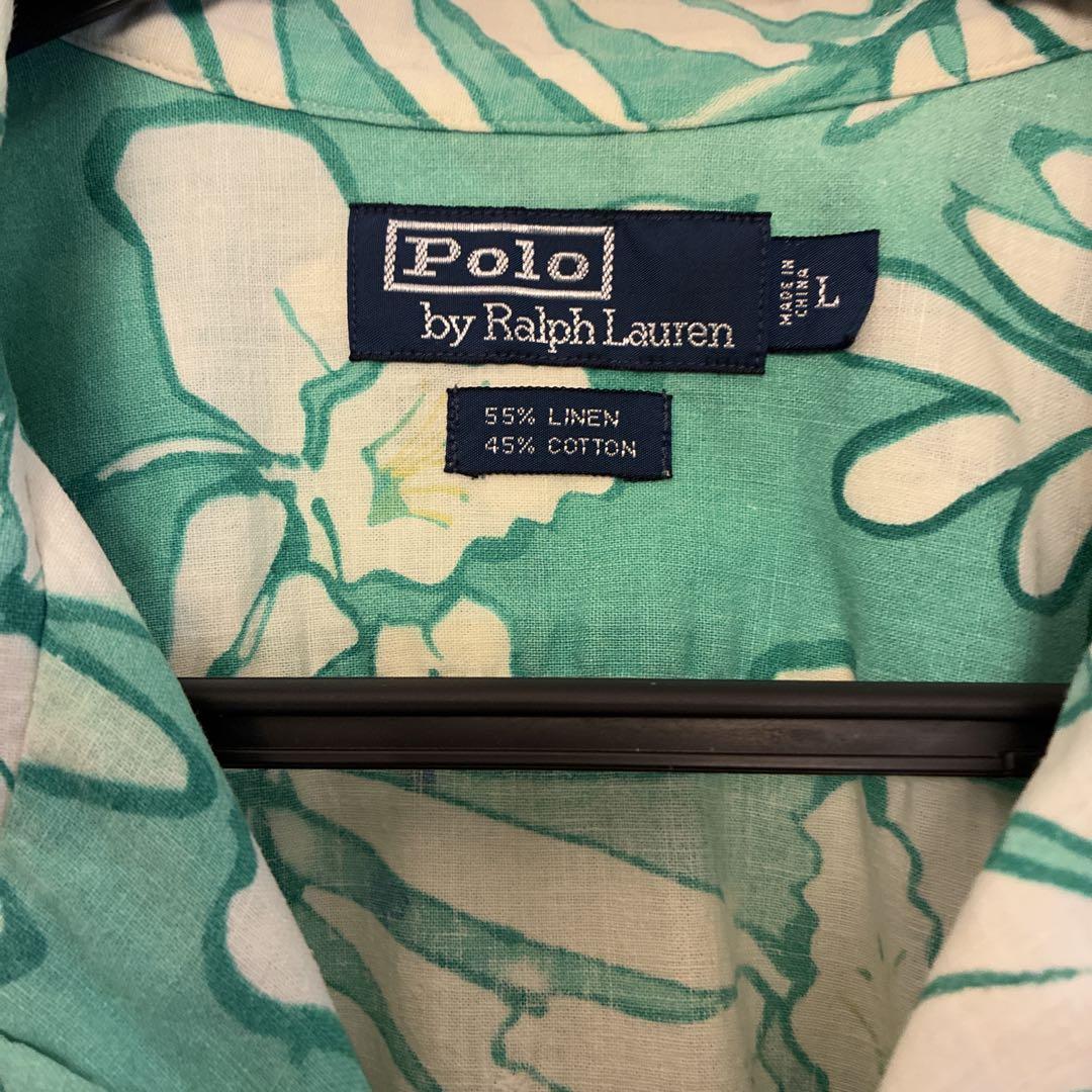 最終値90'S Polo by Ralph Lauren ハワイアンシャツ 半袖