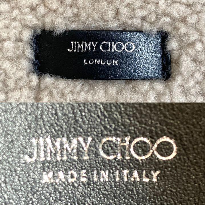 極美品】JIMMY CHOO ANA HOBO/L シアリング ハンドバッグ - メルカリ