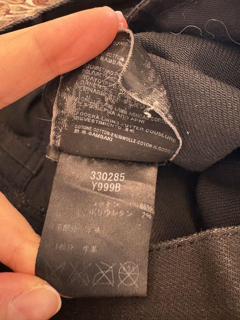 SAINT LAURENT PARIS レザーバイカーデニム　エディ期