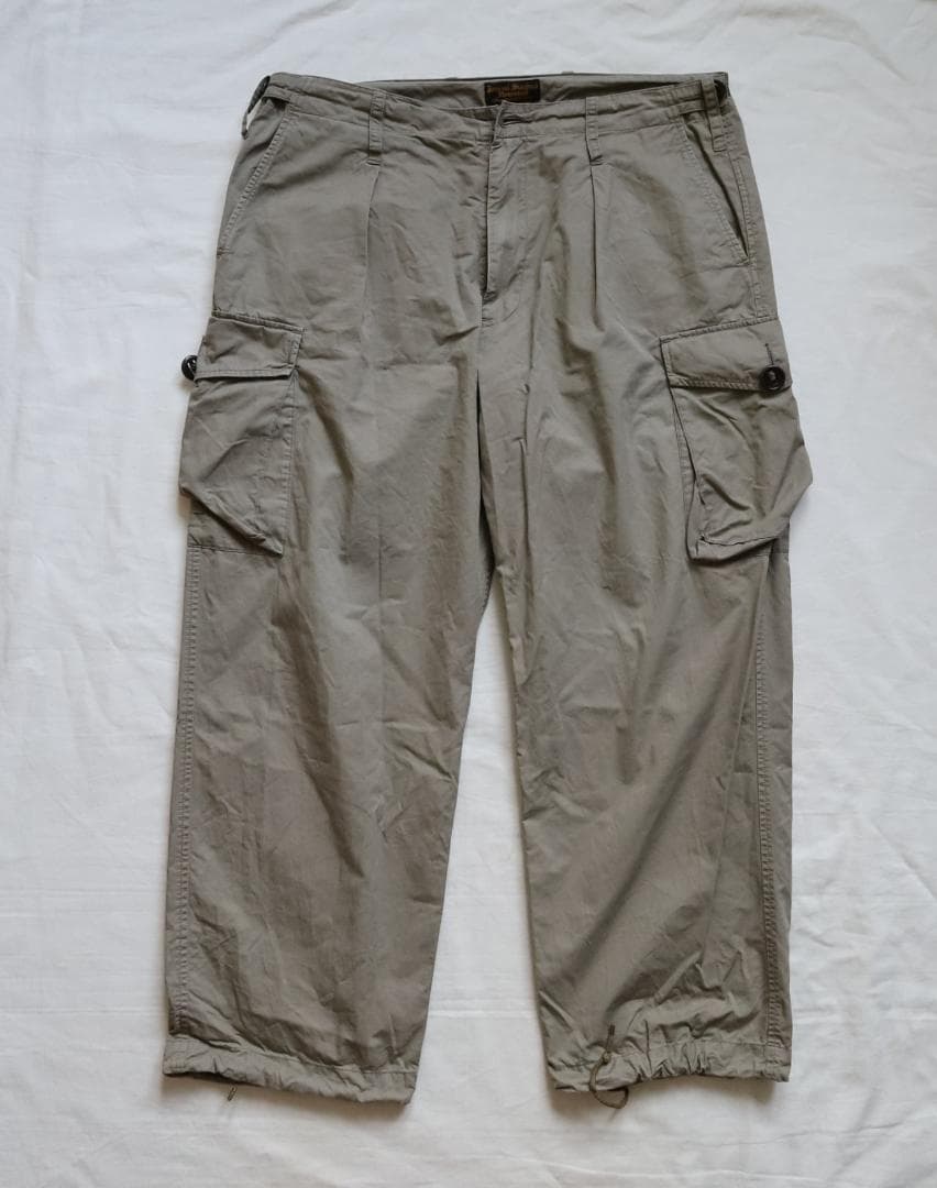 J.S.HOMESTED ミリタリー オーバーパンツ オリーブ サイズXL