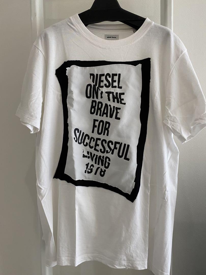 DIESEL (ディーゼル) スパイラル グラフィック プリント クルー