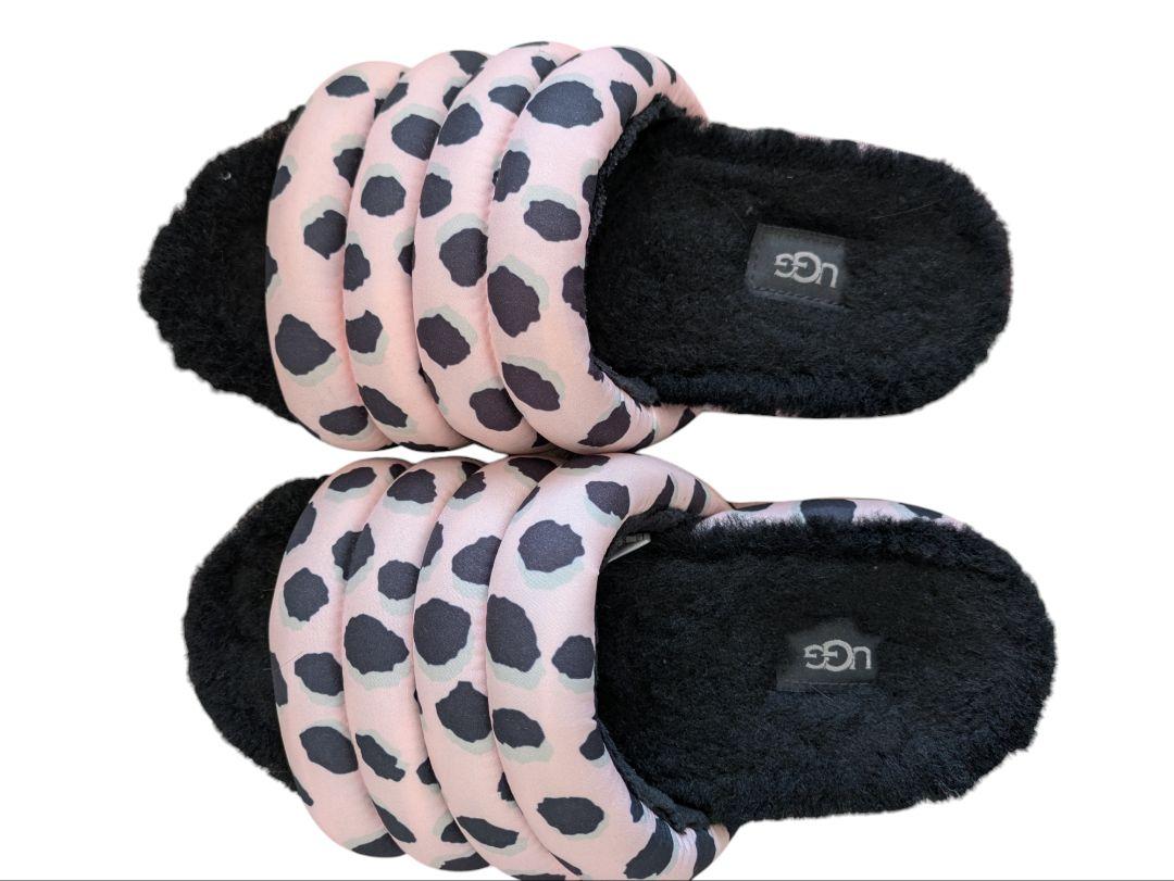 UGG ヒョウ柄 スライドサンダル