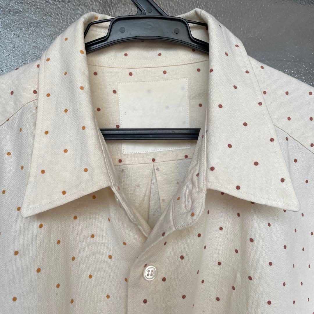 コム・デ・ギャルソン オム ドット柄綿長袖シャツ コム・デ・ギャルソン オム ドット柄綿長袖シャツ