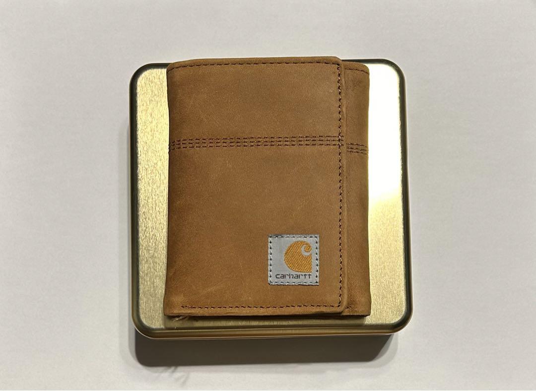 Carhartt 三つ折り財布 ブラウン - 小物本当に 安い
