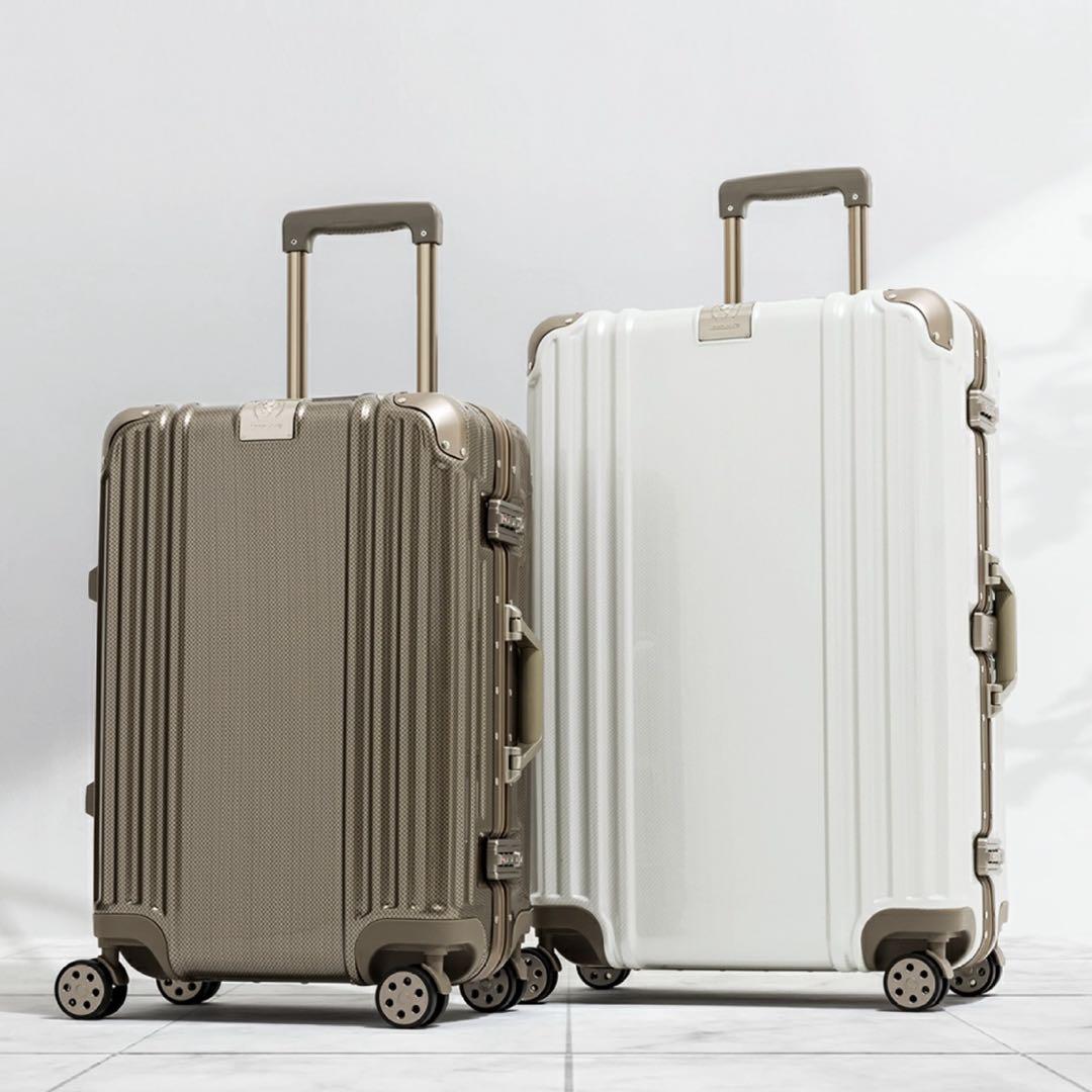 【限定価格】 新品未使用 キャリーケース スーツケース Mサイズ 旅行 ホワイト