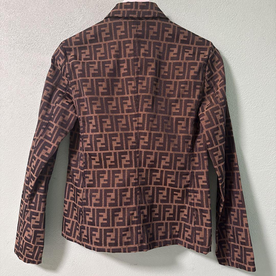 Fendi FFロゴ ズッカダブルブレストジャケット