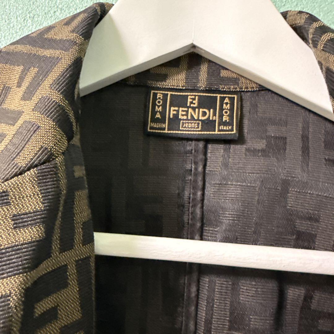 Fendi FFロゴ ズッカダブルブレストジャケット