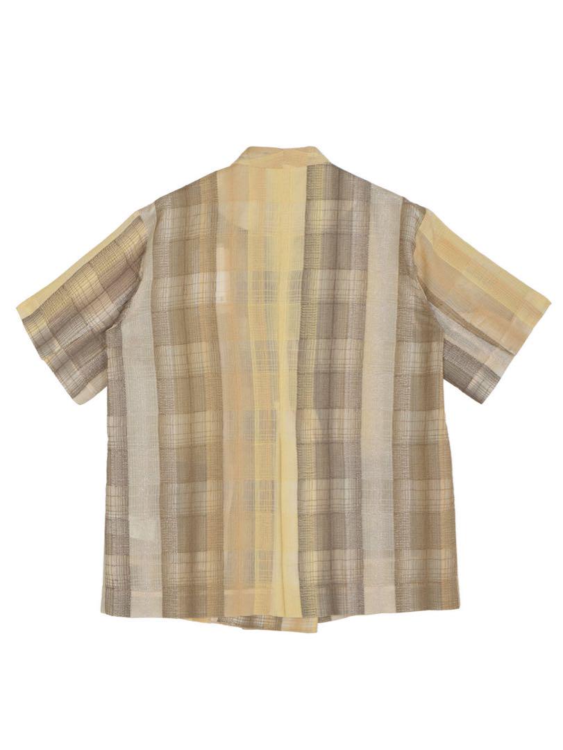ジャケット・アウター AMERI CHECK EMBROIDERY NO COLLAR JACKET