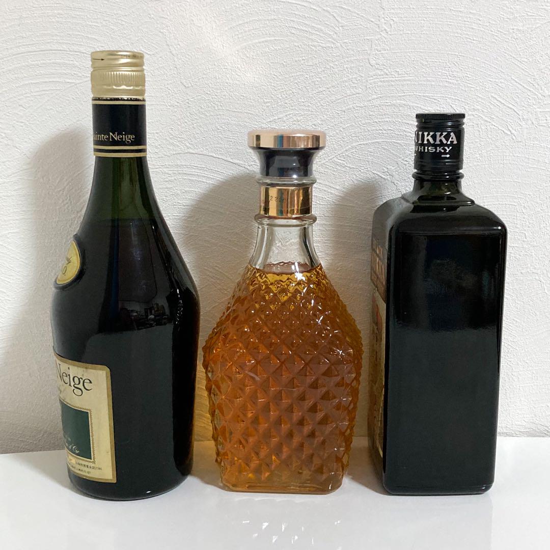 ブラックニッカウイスキー　サントネージュ　モンデクリスタル　3本セット