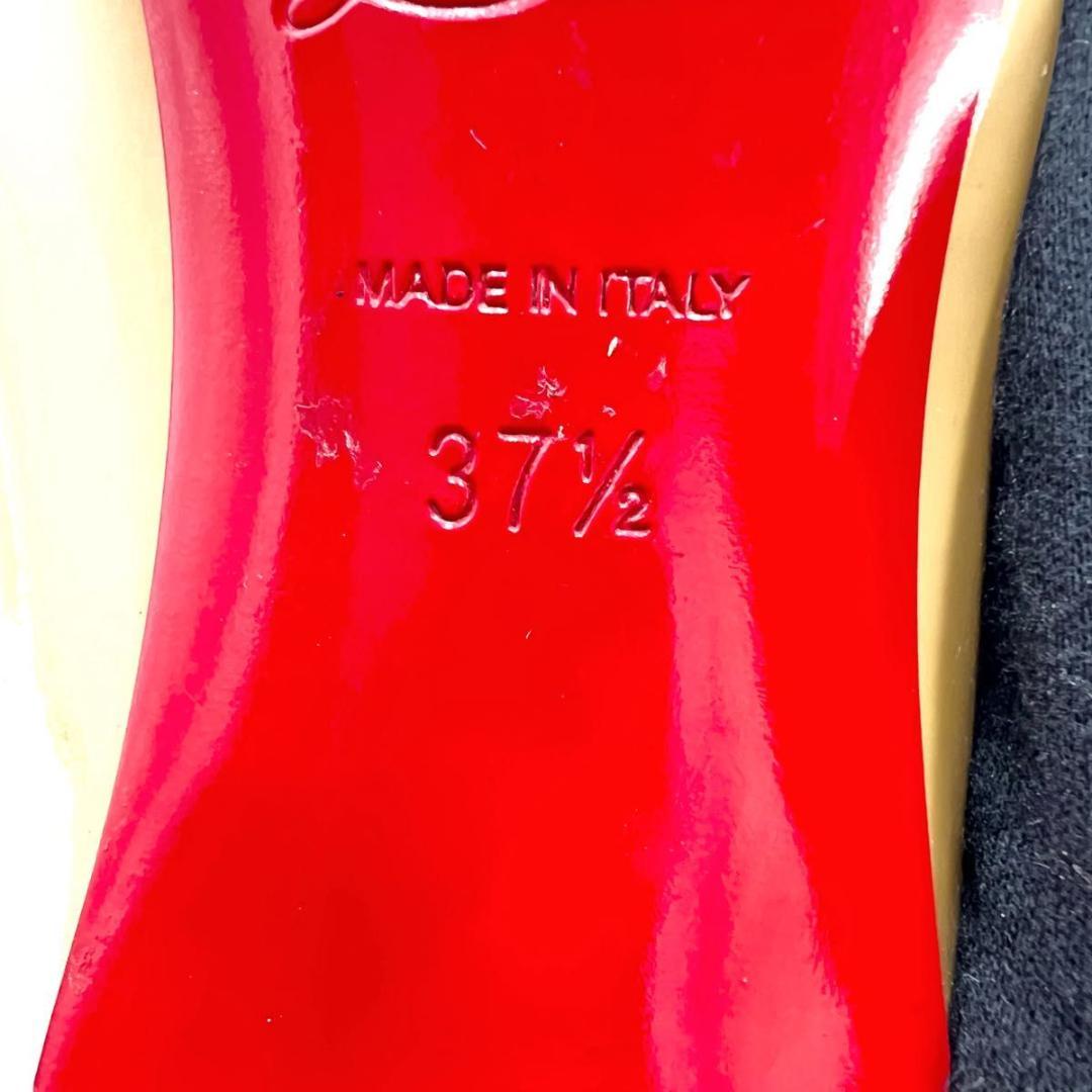 極美品 Christian Louboutin オープントゥパンプス 37.5